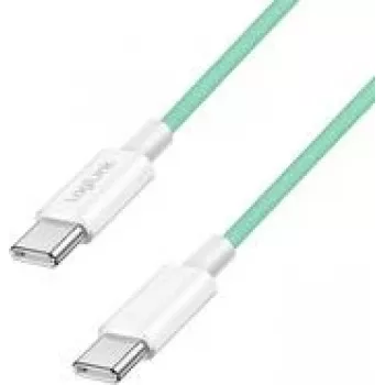 LogiLink Cable USB 2.0 Type-C C/m> C/m Nylon 60W verde - cable - digital/datos (CU0347)