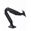 Soporte para monitor GEMBIRD MA-DA1-03 para pantallas de 17–35 pulgadas, 10 kg, VESA 75x75–100x100, pinza de mesa/pasacables de mesa, negro