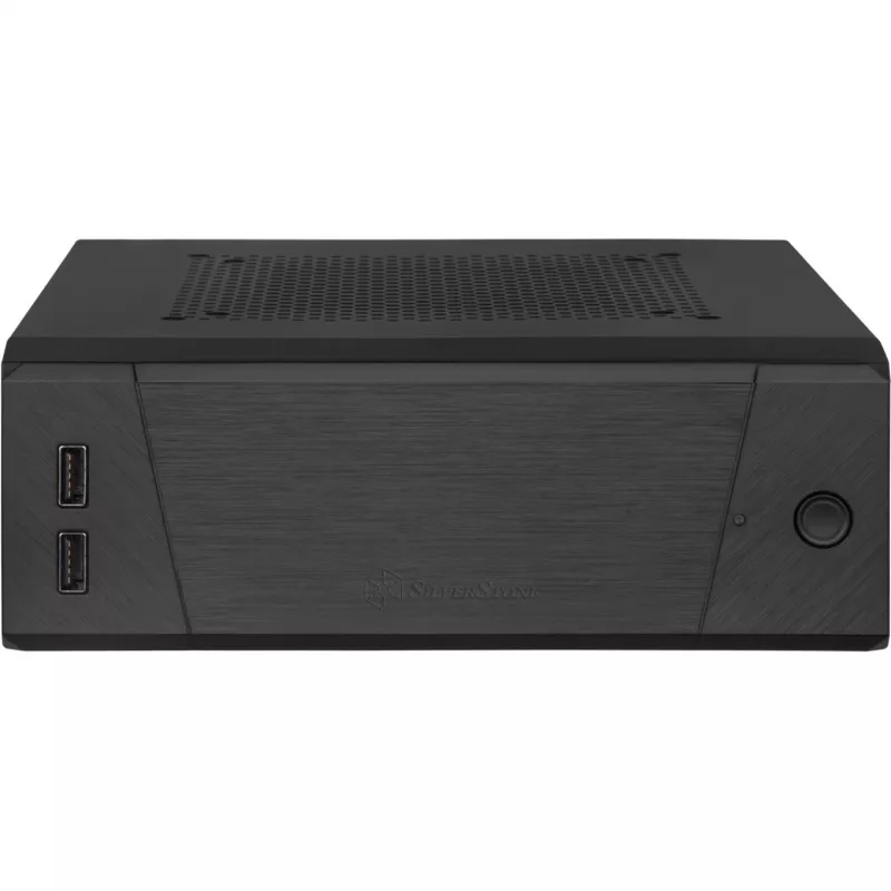 SilverStone MILO ML10 - USFF - Mini-ITX - sin fuente de alimentación - negro - USB/audio (SST-ML10B)