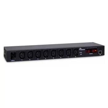 Inter-Tech SW-0816 Unidad de distribución de energía (PDU) 8 tomas AC Negro