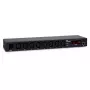 Inter-Tech SW-0816 Unidad de distribución de energía (PDU) 8 tomas AC Negro