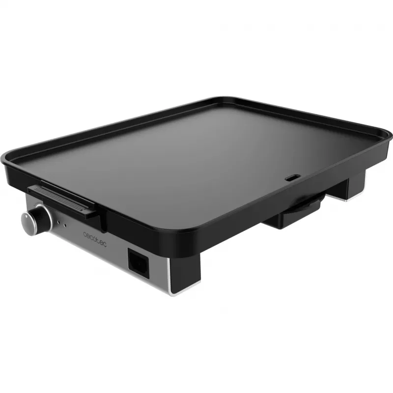 Parrilla de mesa Magnet 1800, plancha eléctrica negra/plata, 1.800 vatios