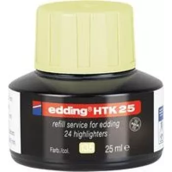 Recarga de tinta Edding e-HTK25 amarillo para rotulador Edding e-HTK25, modelo 4-HTK25135