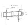 Soporte de pared para TV SBOX PLB-5948T-2 para pantallas de 43–90 pulgadas, carga máx. 75 kg, VESA hasta 800×400