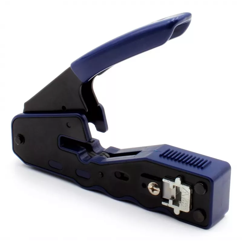 Crimpadora para conectores pasantes RJ45 (8P8C) cat.5e/cat.6