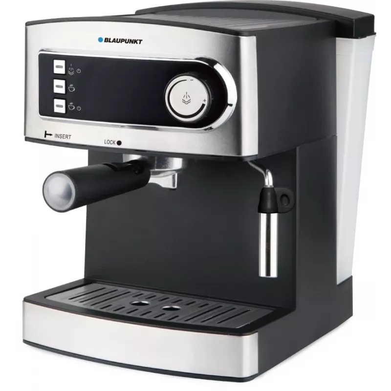 Blaupunkt CMP301 cafetera espresso, 15 bar, 1,6 l, plateado/negro