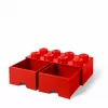 Cajón LEGO Brick Drawer 8 de Room Copenhagen rojo (40061730)