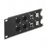 Accesorio para patch panel DeLOCK 88054 montaje en rack 2U negro