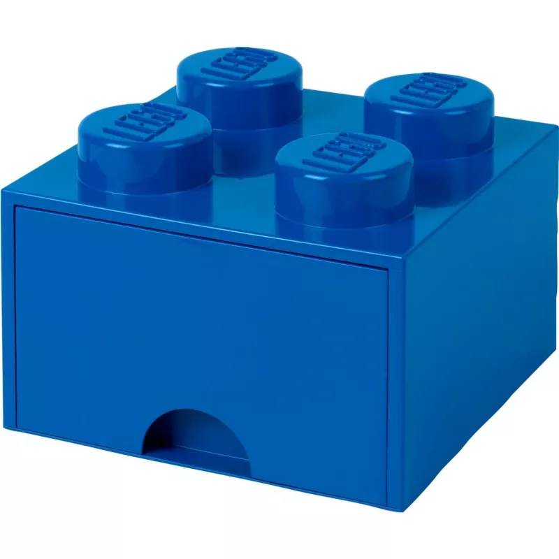 Cajón LEGO Brick Drawer 4 azul, caja de almacenamiento azul