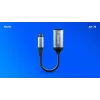 Savio Adaptador USB-C (M) HDMI (H), 4K, 60Hz, Aluminio, AK-78