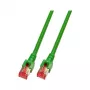 EFB-Elektronik cable de parcheo RJ45 Cat. 6 S/FTP LSZH Verde 0,15 m