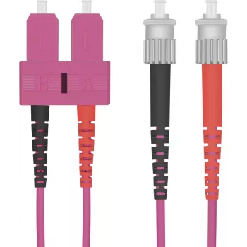 Cable de fibra óptica Helos 2 m OM4 ST