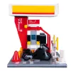 Modelo de gasolinera Jamara CaDA Shell 402858 con diseño detallado