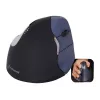 Evoluent VerticalMouse 4 Right - ratón vertical - para diestros - láser - 6 botones - inalámbrico - 2.4 GHz - receptor inalámbrico (USB)