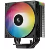 Ventilador DeepCool AG400 BK ARGB V2 120 mm negro — ventilador de CPU de 120 mm con rodamiento hidráulico, compatibilidad multisocket