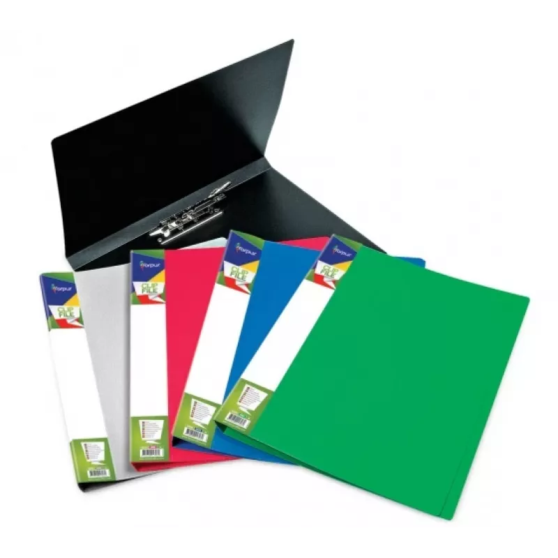Carpeta con pinza Forpus Premier, A4, plástico, azul 0817-102
