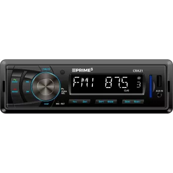 Receptor de radio FM para coche PRIME3 CRA21 BT Bluetooth con sintonizador FM y conectividad Bluetooth