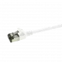 LogiLink Ultraflex SlimLine - cable de red - RJ-45 (M) a RJ-45 (M) - 3 m - 3,8 mm - apantallado PIMF - CAT 6a - apantallado, libre de halógenos, encapsulado - blanco, RAL 9010