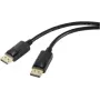 Renkforce cable de conexión DisplayPort conector DisplayPort macho, conector DisplayPort macho 2,00 m negro RF-5245268 cable DisplayPort 1.2 (RF-5245268)