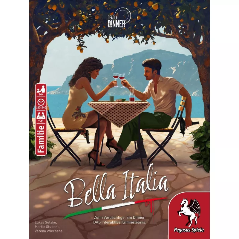 Deadly Dinner - Bella Italia, juego de mesa