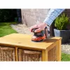 Black & Decker BDCROS18N-XJ lijadora orbital portátil 12000 rpm negro, naranja