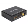 Extractor de audio HDMI estéreo / 5.1 canales 4K, adaptador negro