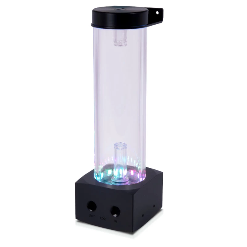 Bomba y depósito Alphacool 15381 acrílico aluminio plástico negro transparente