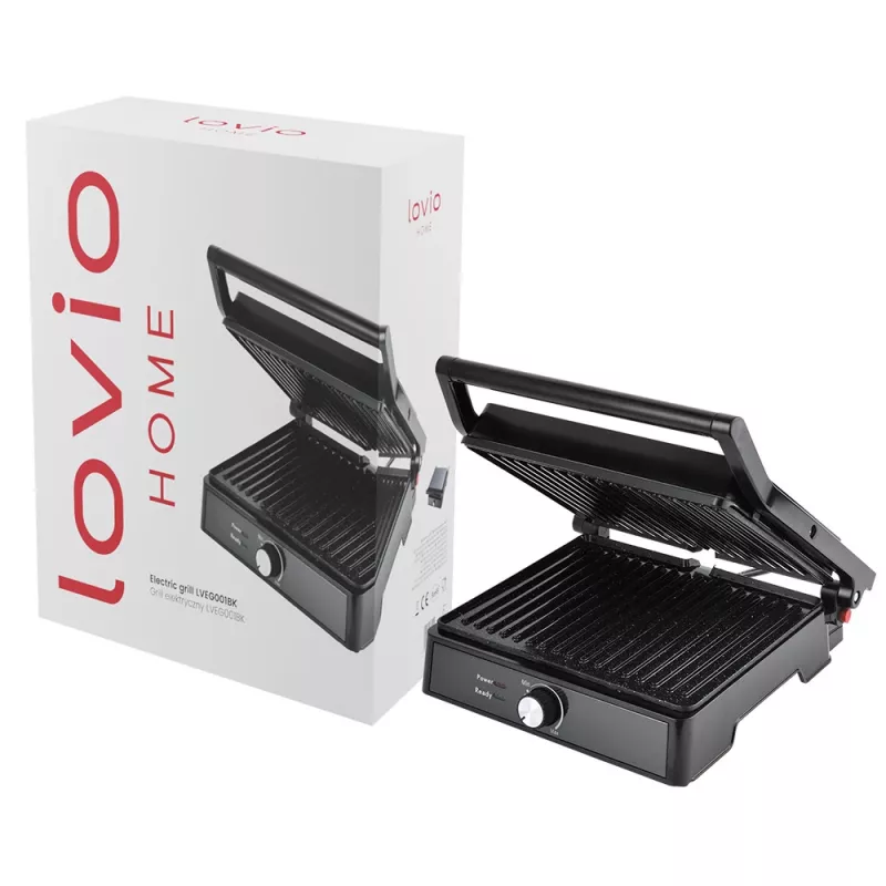 Hervidor de agua Lovio LVEG001BK 1,7L 2200W negro