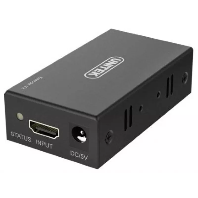 Extensor Unitek HDMI Over Ethernet, 60M, V100A