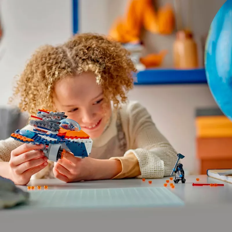 Juguete de construcción LEGO Marvel Super Heroes Nave espacial Rocket 76278 – Set Rocket y Ronan