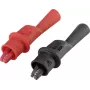 VOLTCRAFT pinza de cocodrilo conector macho 2 mm CAT III 1000 V, CAT IV 600 V negro, rojo MSK-111 (VC-8085005)