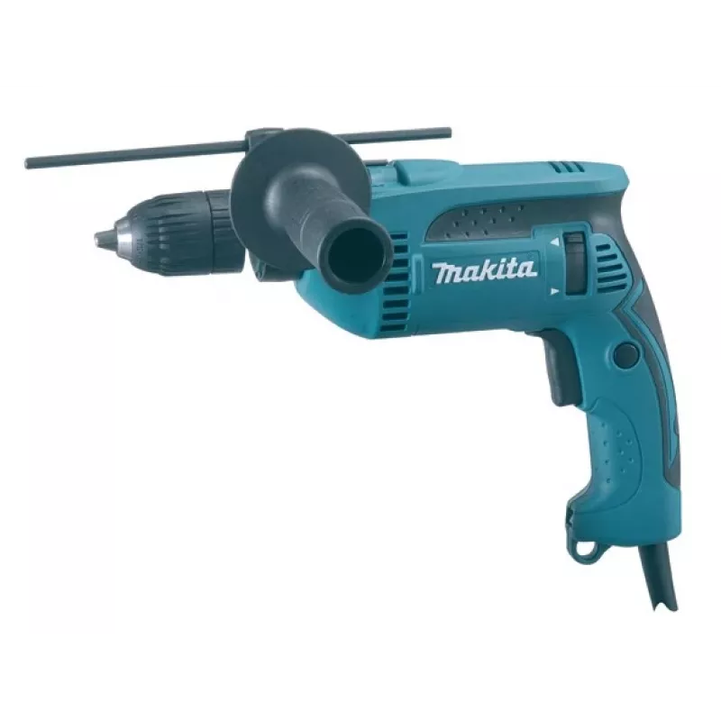 Makita HP1641K taladradora 2800 rpm sin llave 2 kg negro, azul