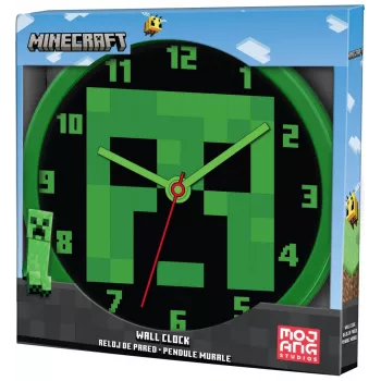 Reloj de pared Minecraft 25 cm
