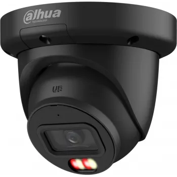 Cámara de seguridad IP DAHUA IPC-HDW3849QM-S-IL — Turret, interior/exterior, montaje en techo, con cable, 6 MP (3288 × 1850), negra