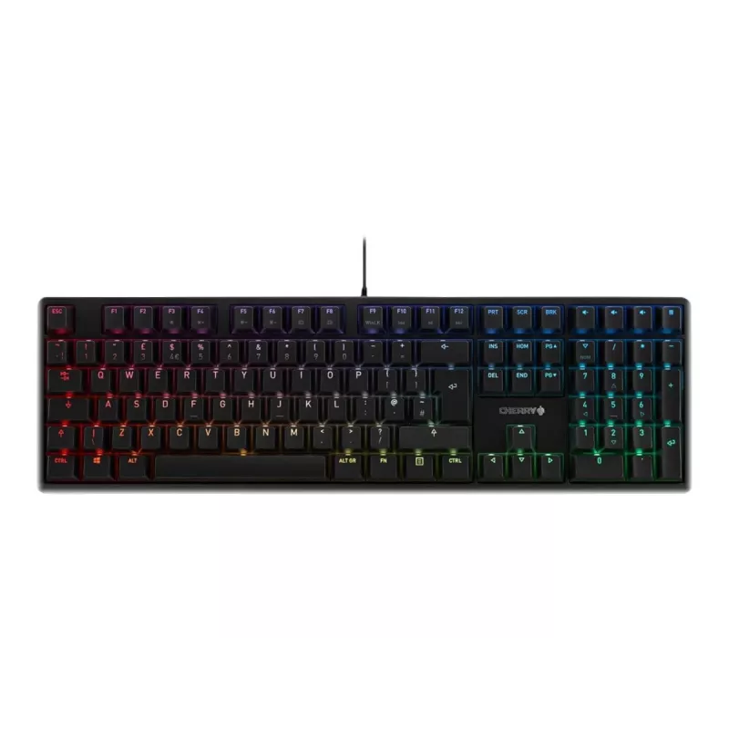 CHERRY G80-3000N RGB Teclado Universal USB AZERTY Francés Negro