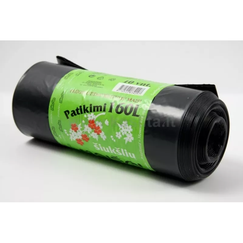 Bolsas de basura Plasta Prof., 160 l / 10 uds., 40 micras, LDPE