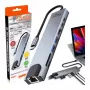 HUB USB MEDIA-TECH 8 EN 1 GIGA LAN HUB MT5046
