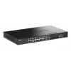D-Link switch Gigabit apilable PoE+ Smart Managed de 28 puertos con 4 puertos 10G SFP+