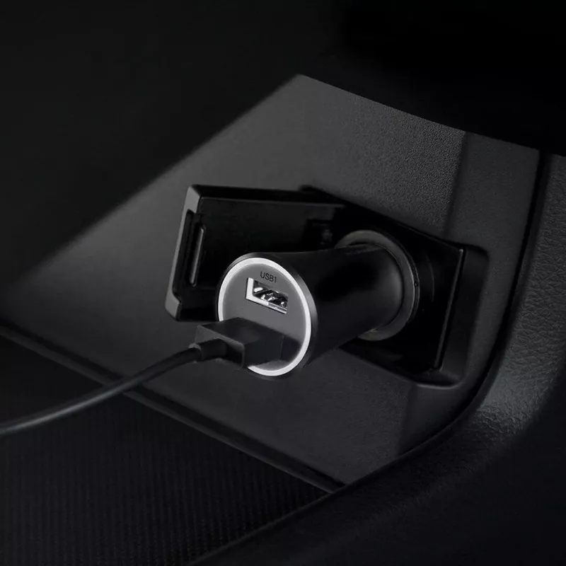Cargador de coche Xiaomi 37 W doble puerto negro, negro