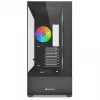 Caja de PC Sharkoon AK6 RGB, ATX, Negra
