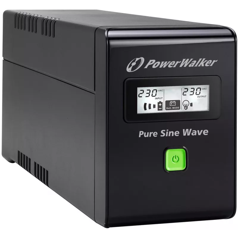 PowerWalker VI 800 SW FR SAI sistema de alimentación ininterrumpida Line-Interactive 0,8 kVA 480 W 2 salidas AC