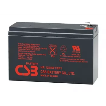 Batería de plomo-ácido sellada csb HRL 1225 12V 5,8Ah — batería VRLA recargable para alimentación de respaldo