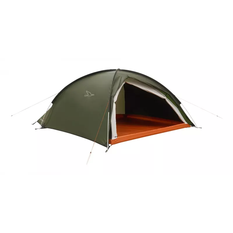 Tienda de cúpula/iglú Easy Camp Rondane 3 – 3 personas, doble techo de poliéster, varillas de aluminio, verde oscuro