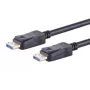 Cable DisplayPort Microconnect MC-DP-8K-300V2.0B resolución 8K 300 cm