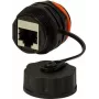 LogiLink Professional conector de red - RJ-45 (H) a RJ-45 (H) - STP - CAT 6a - exterior - negro