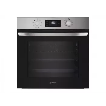 INDESIT Horno | IO 255HU X | 71 L | Eléctrico | Hidrolítico | Electrónico | Alto 59,5 cm | Ancho 59,5 cm | Acero inoxidable
