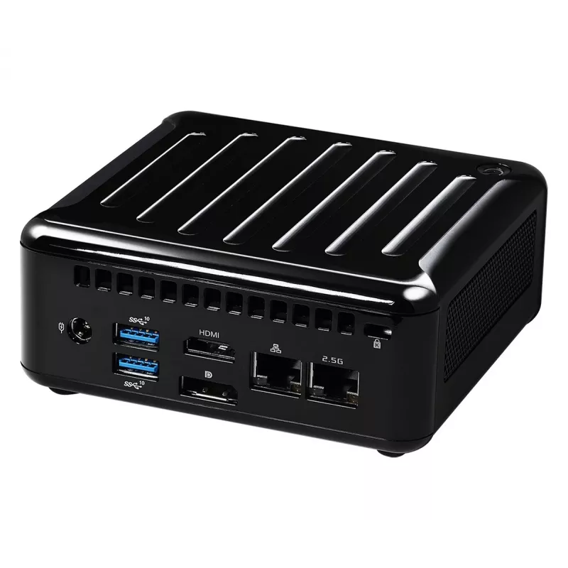 ASRock NUC BOX-1165G7 barebone PC de 0,6 l, Intel Core i7-1165G7 2,8 GHz, HDMI, USB-C, 2x LAN, DDR4, máx. 64 GB