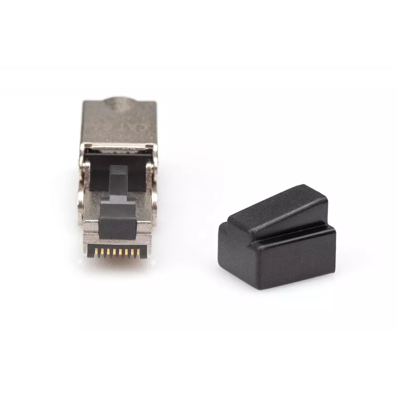 Digitus CAT 6A Conector de terminación en campo, flexible, STP, con tapa antipolvo, DN-93636