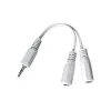 DIVISOR DE AUDIO CABLE 3,5MM/10CM BLANCO CCA-415-0.1M GEMBIRD