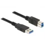 Cable USB DeLOCK 85067 USB 3.2 Gen 1 1,5 m USB A USB B negro